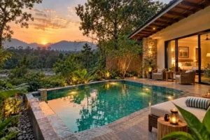 private pool resorts in Jim Corbett